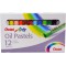 PENTEL - Craie pastelle d'huile PHN4, etui en plastique de 12 (PHN4-12)