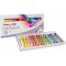 Pentel huile Pastel Set, Black/Blue/Brown/Green/Grey/Orange/Pink/Purple/Red/White, Pack of 16