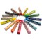 Pentel huile Pastel Set, Black/Blue/Brown/Green/Grey/Orange/Pink/Purple/Red/White, Pack of 16
