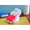 Post-it Distributeur de notes repositionnables en devidoir avec Motif Chat Blanc