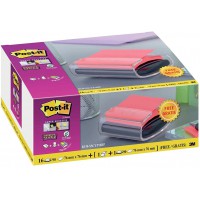 Post-it 697600 76 x 76 mm Super Sticky Z-Notes - Couleurs assorties (Pack of 16)