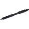 Stylo bille 600, pointe moyenne, encre noire, tige noire, rechargeable, Noir