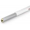 800 Stylo Bille, Pointe Moyenne, Encre Bleue, Corps Argente, Rechargeable