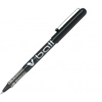 PILOT - Stylo roller a encre VBall VB 5, pointe metal, noir largeur de trace: 0,3 mm (085420 / BL-VB5-L)