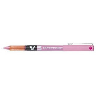 PILOT Stylos roller Hi-Tecpoint V5 Encre liquide Pte Fine Rose