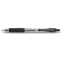 PILOT Stylos bille Encre Gel G2 05 Pte Fine Noir