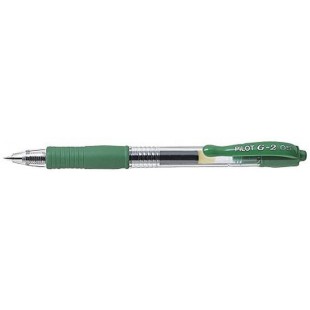 Pilot Stylo Bille ? Encre Gel G2 05 Vert Bo?Tier et Encre
