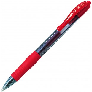 Pilot - 234606 - Stylo Roller encre gel G2 10 - Rouge - 1 mm