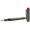 PILOT Stylos Plume Jetable V-Pen SILVER pointe moyenne Rouge