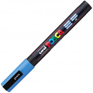 Uni-Ball Posca- Marqueur Uni-Ball Posca Pointe Fine 1mm Bleu Ciel