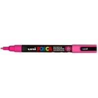 UNI-BALL Marqueur Pte conique fine POSCA PC3M 0,9-1,3mm Rose Clair