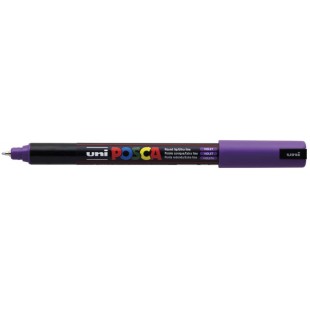 UNI-BALL Marqueur Pte calibree extra-fine POSCA PC1MR 0,7mm Violet