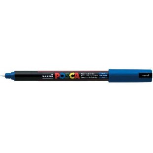 UNI-BALL Marqueur Pte calibree extra-fine POSCA PC1MR 0,7mm Bleu Fonce