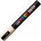 Uni-Ball Marqueur pointe moyenne conique PC5M BE Beige