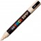 Uni-Ball Marqueur pointe moyenne conique PC5M BE Beige