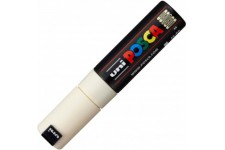 Uni-Ball Posca Marqueur a bout cisele Large - Ivoire