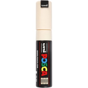 Uni-Ball Posca - 1 marqueur pointe large biseautee Uni-Ball Posca - Beige