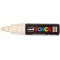 Uni-Ball Posca - 1 marqueur pointe large biseautee Uni-Ball Posca - Beige