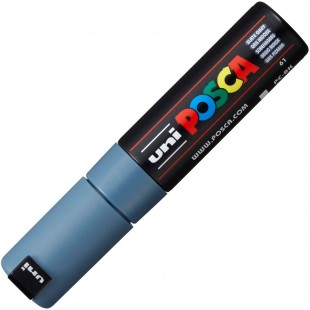 Uni-Ball Posca Marqueur a bout cisele Large - Slate Gris