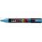 UNI-BALL Marqueur Pte conique moyenne POSCA PC5M 1,8 - 2,5mm Bleu Metal