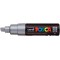UNI-BALL Marqueur Pte large biseautee POSCA PC8K 8mm Argent