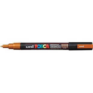 UNI-BALL Marqueur Pte conique fine POSCA PC3M 0,9 - 1,3mm Bronze