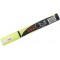 Uni 140020000 Marqueur de craie pour pointes de balles de 1,8 a  2,5 mm - Jaune fluorescent