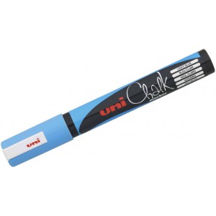 Uni 140079000 Marqueur de craie pour pointes de balles de 1,8 a 2,5 mm - Bleu clair