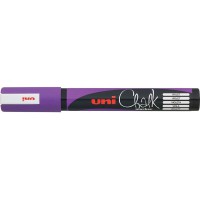 UNI-BALL Marqueur craie Pte conique moyenne CHALK Marker PWE5M 1,8 - 2,5mm Violet