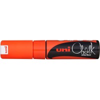 Faber-Castell 10102143 Marqueurs Craie PWE-8K Pointe Ogive Orange Fluo
