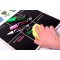 Marqueur de craie Uni 140129000 8 mm a pointe biseautee - Vert fluorescent