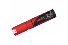 Marqueur de craie Uni 140145000 8 mm a pointe biseautee - Rouge