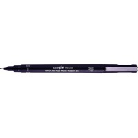 Uni 154625000 Feutre noir a  fine pointe a  encre indelebile et inalterable - 0,6 mm