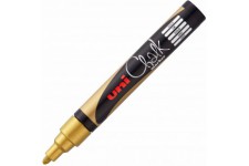 uni-ball PWE-5M Marqueur Craie Pointe Ogive Dore 2,5 mm