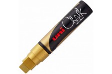 uni-ball 186610 Marqueur Craie a  Pointe Large Dore
