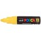 Marqueurs pointe large conique PC7M J Jaune Fluo