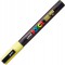 uni-ball Marqueur Uni Posca 186510 - Pointe ogive fine - 0,9-1,3 mm - Jaune clair