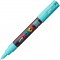 uni-ball Marqueur Uni Posca 186567 - Pointe ogive fine - 0,9-1,3 mm - Vert d'eau