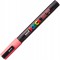 uni-ball Marqueur Uni Posca 186527 - Pointe ogive fine - 0,9-1,3 mm - Rose corail, rose