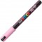 uni-ball Marqueur Uni Posca 181719 - Pointe extra fine - 0,7 mm - Rose clair