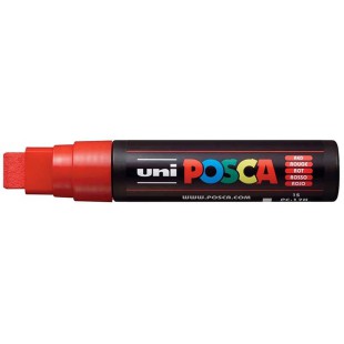 UNI-BALL Marqueur Pte rectangulaire extra-large POSCA PC17K 15mm Rouge