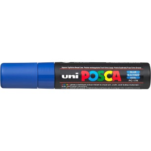 UNI-BALL Marqueur Pte rectangulaire extra-large POSCA PC17K 15mm Bleu Fonce