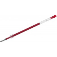 Lot de 12 : UNI Mitsubishi Pencil Jetstream SX-210, 1 Recharge pour Stylo Roller 0.45 mm Line/ 1.0 mm Ball Rouge