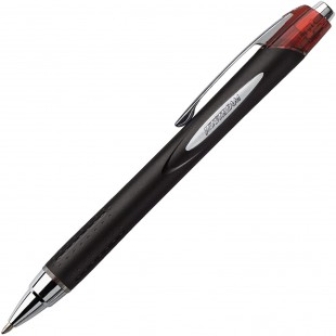 UNI-BALL Roller encre Jetstream SXN210 Retract. Grip Pte Moy. 1mm Rouge