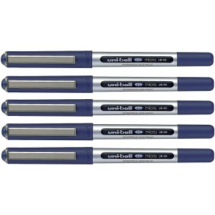 Stylos roller a encre Uni-Ball ® Eye Micro trait : env. 0,2 mm de couleur blau | 6 Stuck