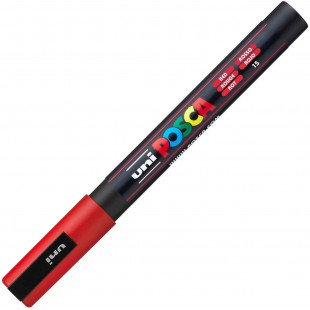 Uni-ball Posca Marqueur Pointe fine - Rouge