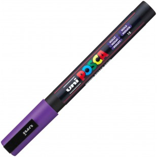 Uni-Ball Marqueur peinture Posca PC-3M, violet