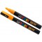 UNI-BALL Uni Posca PC-3 M Bullet Tip Orange 1pc (s) Marker - Marqueurs (Orange, Bullet Tip, Black, Orange, Plastic, 