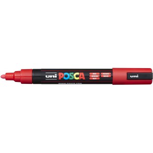 POSCA MARQUEUR ROUGE 2.5MM CONIQUE MOYEN