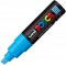 Uni-Ball Posca Marqueur a bout cisele Large - Clair Bleu